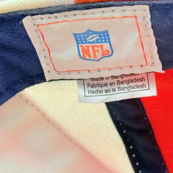 Chicago Bears NFL Adjustable Baseball Cap Navy Orange - Picture 6 of 6